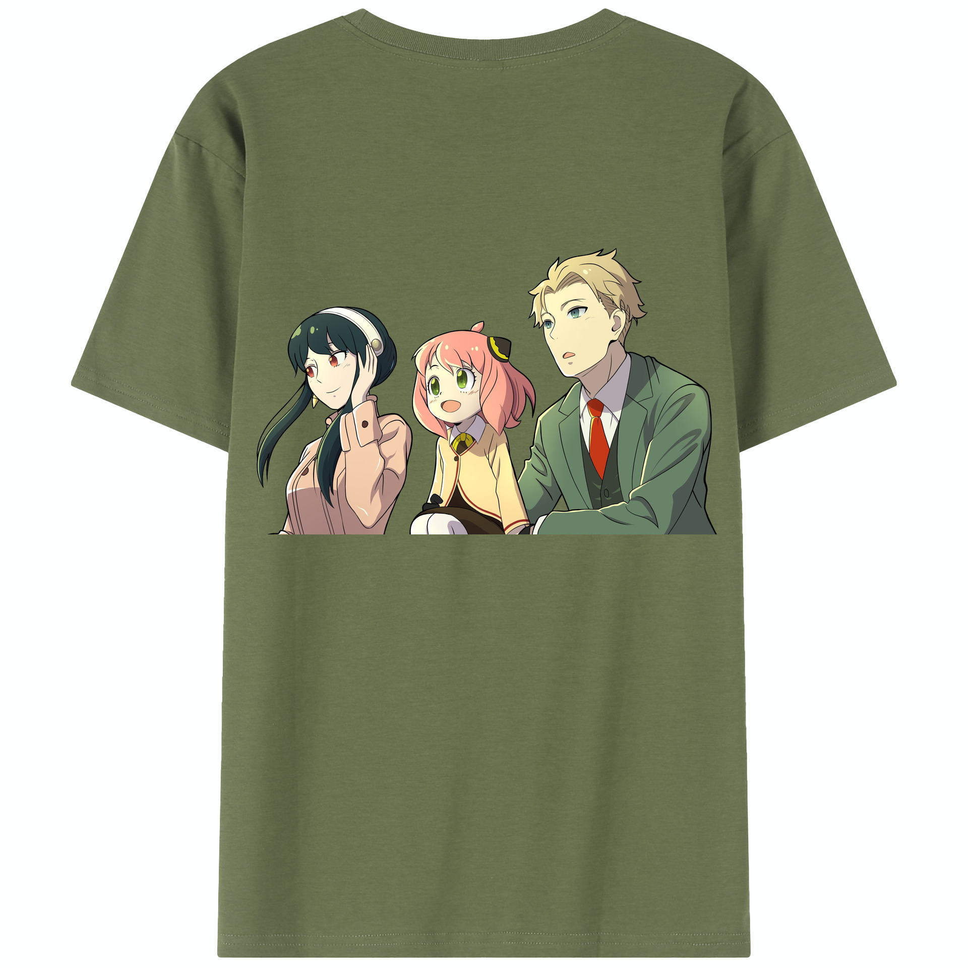 （画像用） SPY×FAMILY间谍家家酒 綿100％半袖Tシャツ（背面プリント）